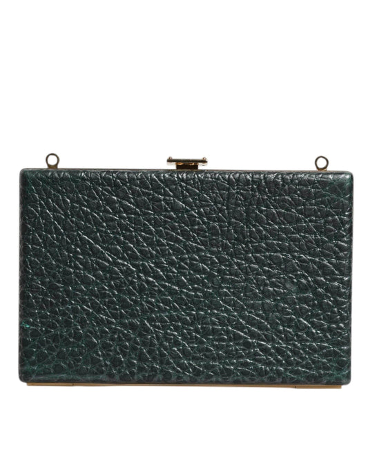 Dolce & Gabbana Dolce & Gabbana Black Leather Clutch Evening Crossbody Bag