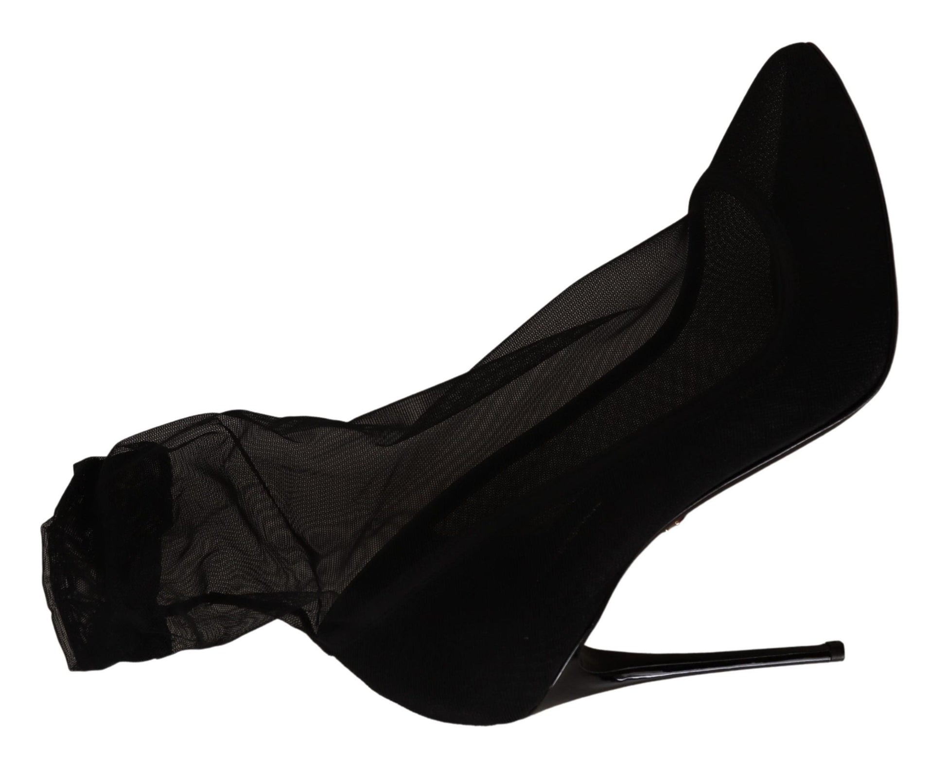 Dolce & Gabbana Dolce & Gabbana Elegant Black Stretch Socks Boots