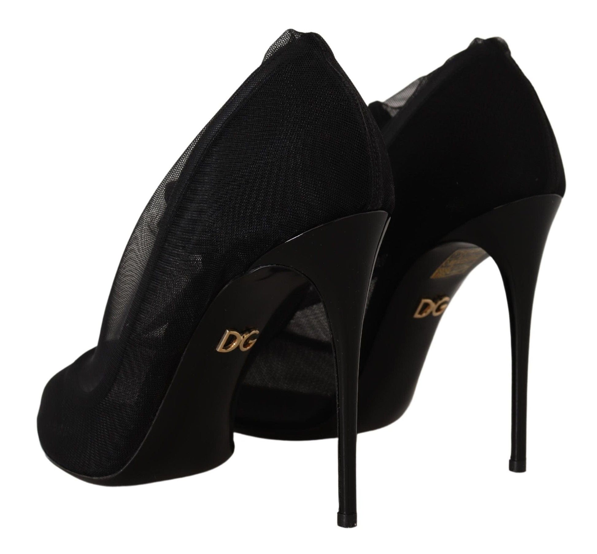 Dolce & Gabbana Dolce & Gabbana Elegant Black Stretch Socks Boots