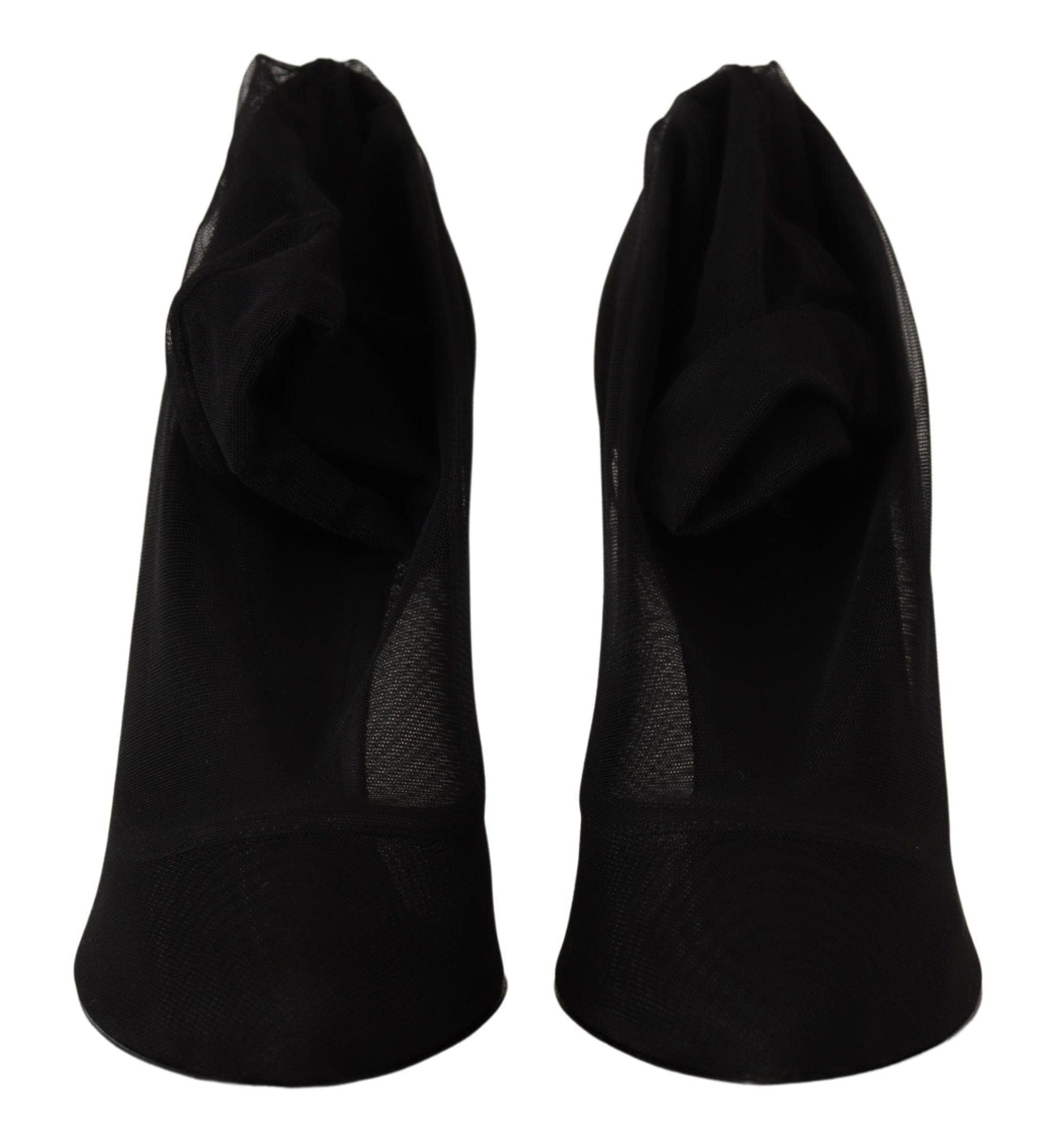 Dolce & Gabbana Dolce & Gabbana Elegant Black Stretch Socks Boots