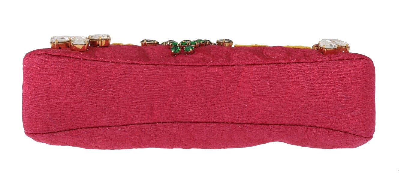 Dolce & Gabbana Dolce & Gabbana Elegant Evening Party Clutch in Pink