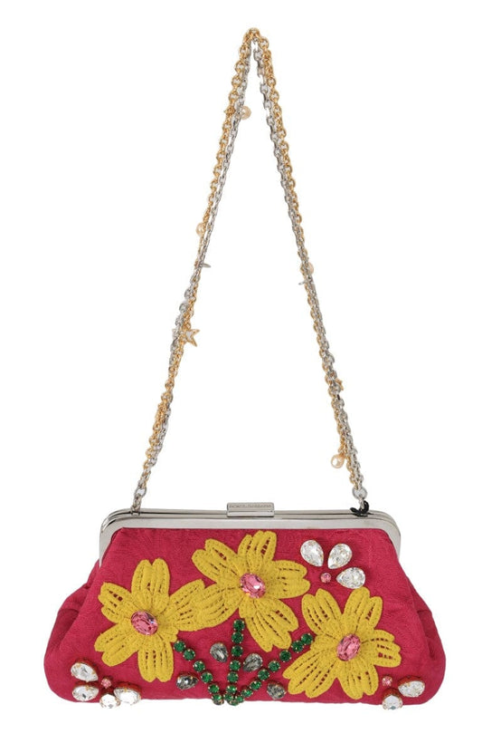 Dolce & Gabbana Dolce & Gabbana Elegant Evening Party Clutch in Pink