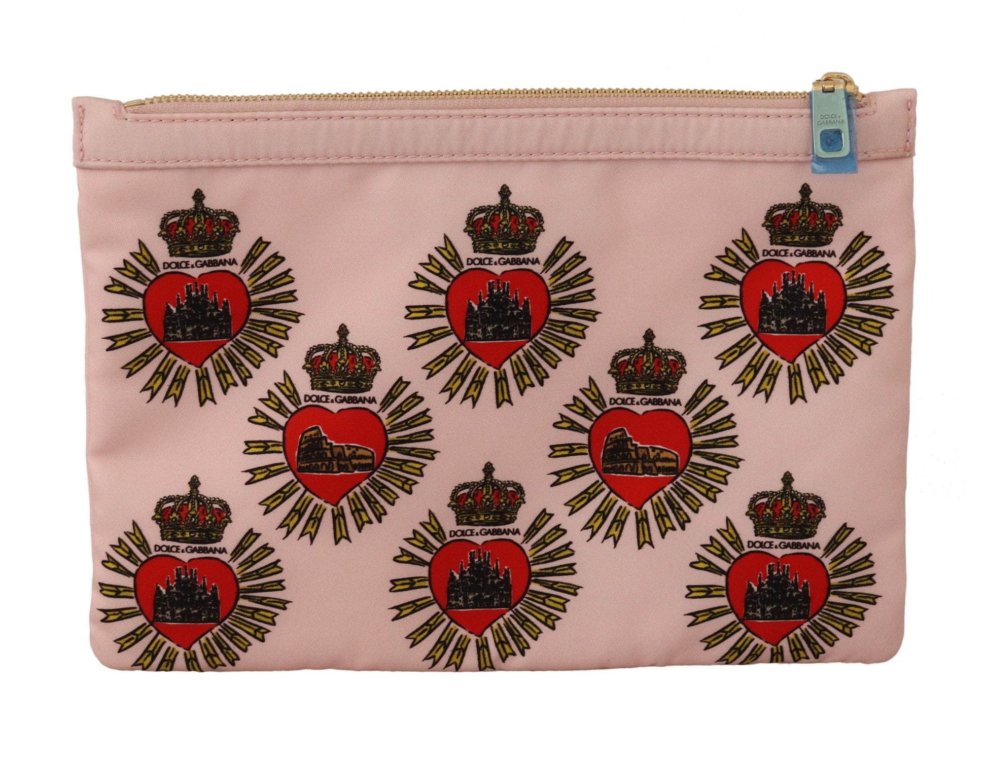 Dolce & Gabbana Dolce & Gabbana Elegant Pink Heart Clutch Wallet