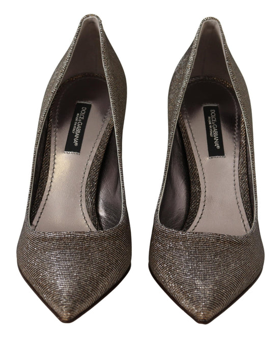 Dolce & Gabbana Dolce & Gabbana Elegant Silver Heels Pumps Classic