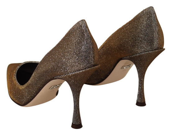 Dolce & Gabbana Dolce & Gabbana Elegant Silver Heels Pumps Classic