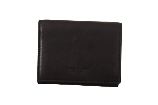 Dolce & Gabbana Dolce & Gabbana Elegant Trifold Leather Multi Kit Accessory