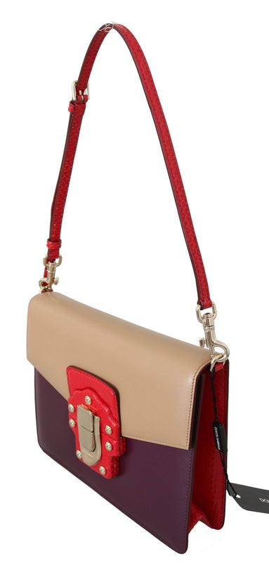 Dolce & Gabbana Dolce & Gabbana Exquisite LUCIA Leather Shoulder Bag