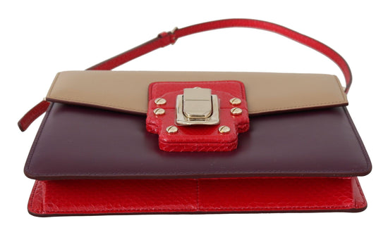 Dolce & Gabbana Dolce & Gabbana Exquisite LUCIA Leather Shoulder Bag