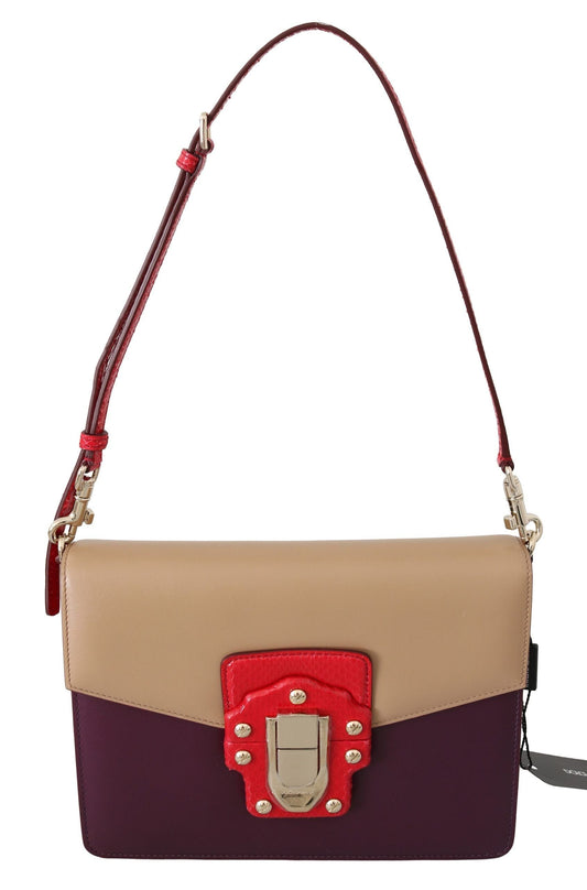 Dolce & Gabbana Dolce & Gabbana Exquisite LUCIA Leather Shoulder Bag