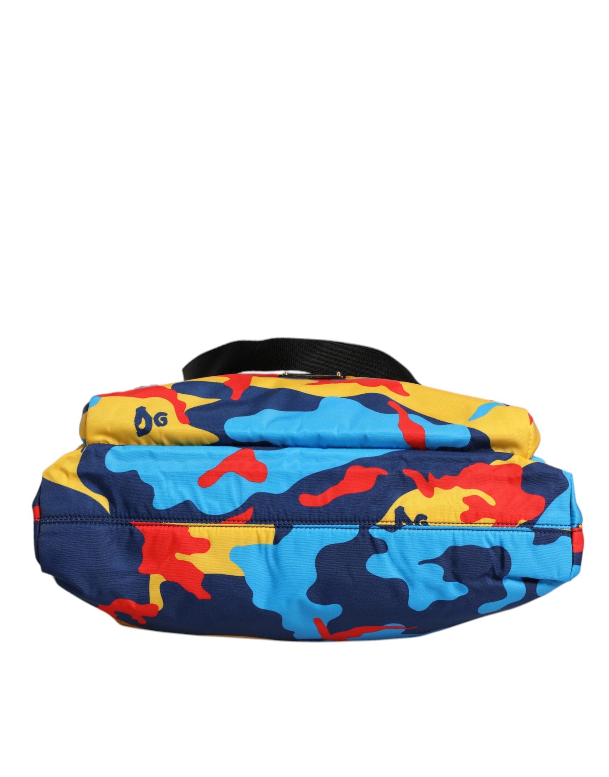 Dolce & Gabbana Dolce & Gabbana Multicolor Camouflage Nylon Shopping Tote Bag