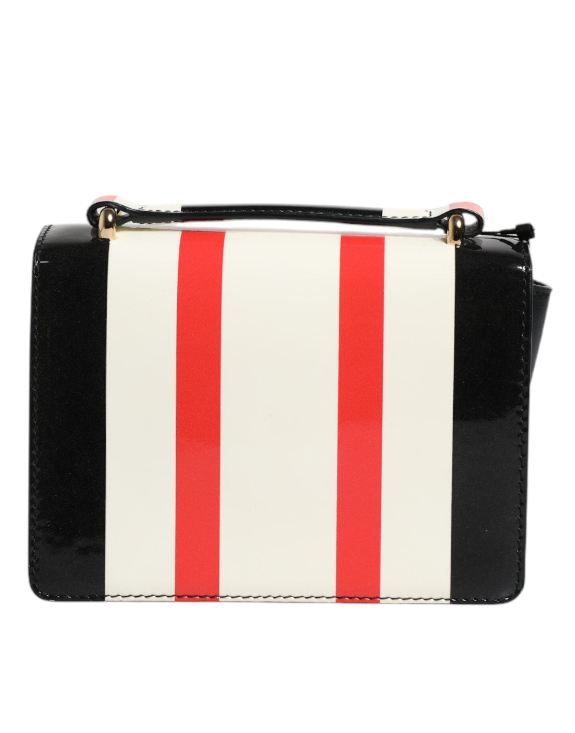 Dolce & Gabbana Dolce & Gabbana Multicolor Stripes Leather Crossbody Bag