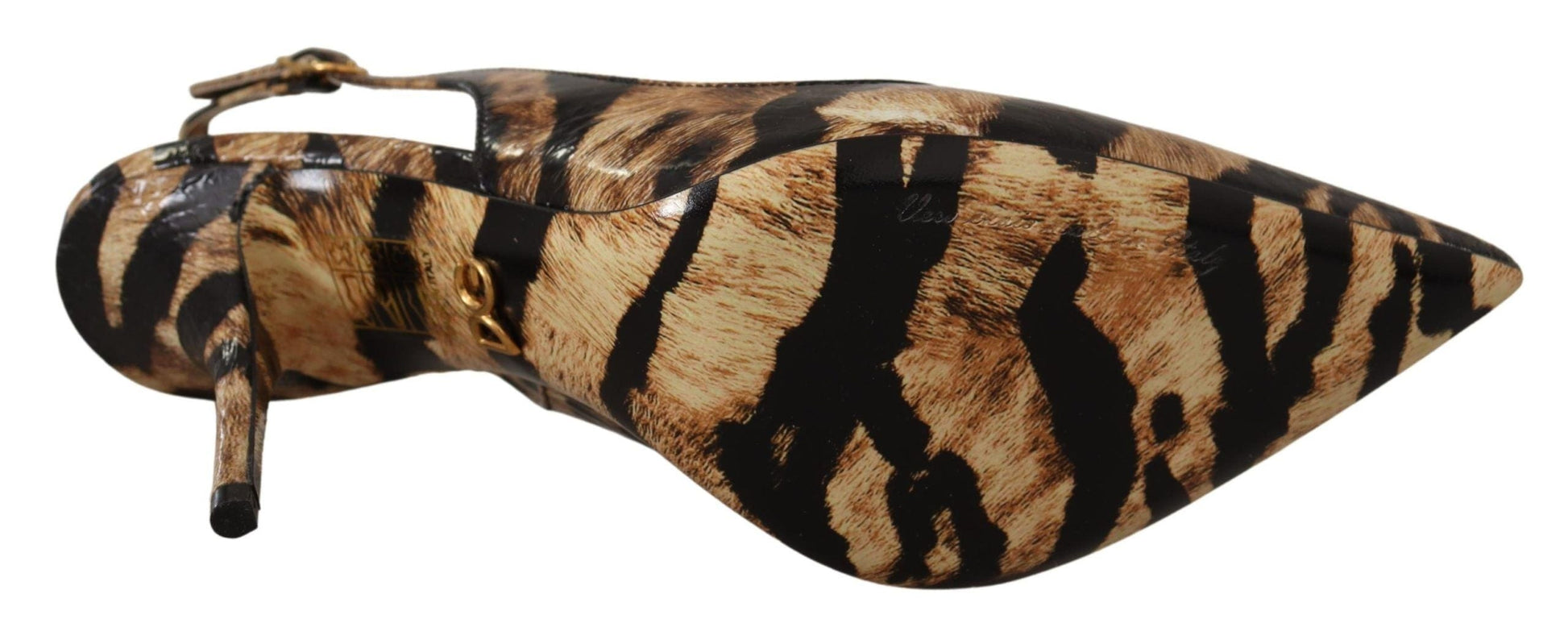 Dolce & Gabbana Dolce & Gabbana Tiger Pattern Slingback Heels Pumps