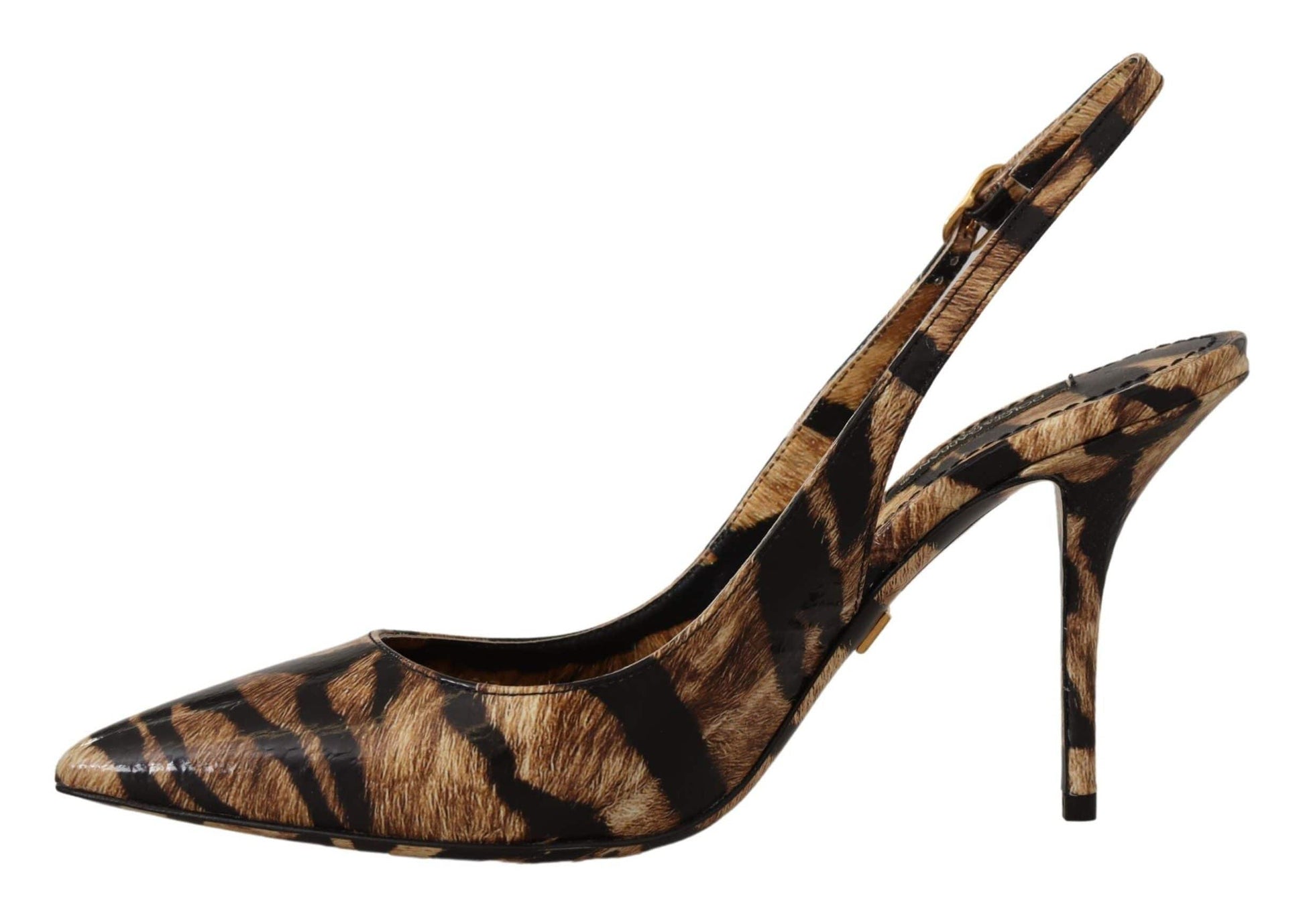 Dolce & Gabbana Dolce & Gabbana Tiger Pattern Slingback Heels Pumps