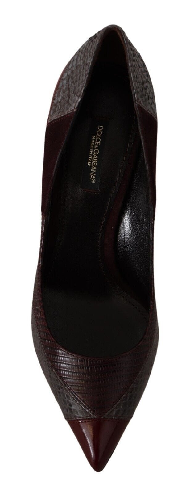 Dolce & Gabbana EU37.5/US7 Dolce & Gabbana Multicolor Exotic Leather Heels Pumps