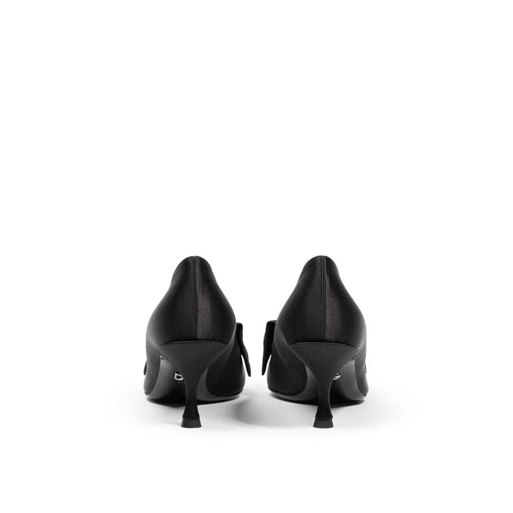 Dolce & Gabbana EU38.5/US8.5 Dolce & Gabbana Black Viscose Pump