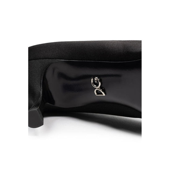 Dolce & Gabbana EU38.5/US8.5 Dolce & Gabbana Black Viscose Pump