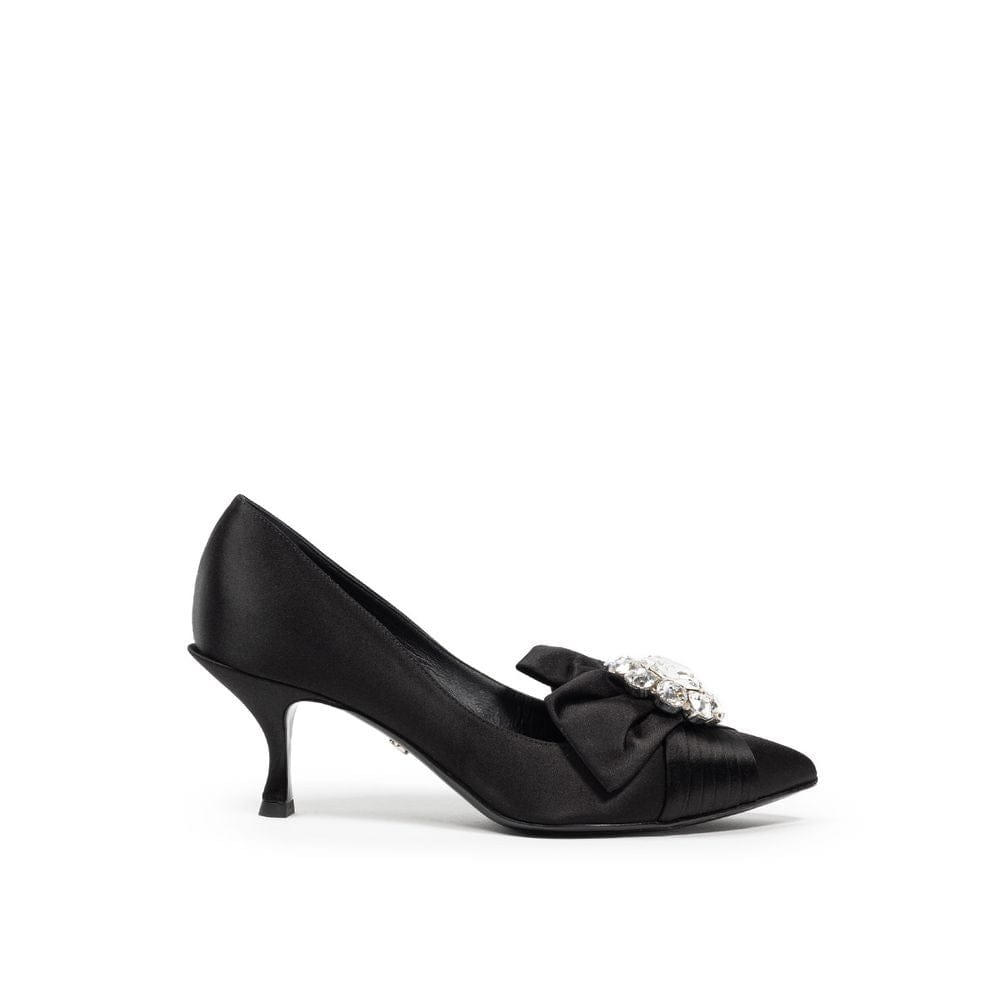Dolce & Gabbana EU38.5/US8.5 Dolce & Gabbana Black Viscose Pump