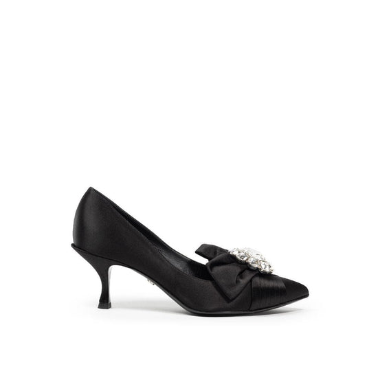 Dolce & Gabbana EU38.5/US8.5 Dolce & Gabbana Black Viscose Pump