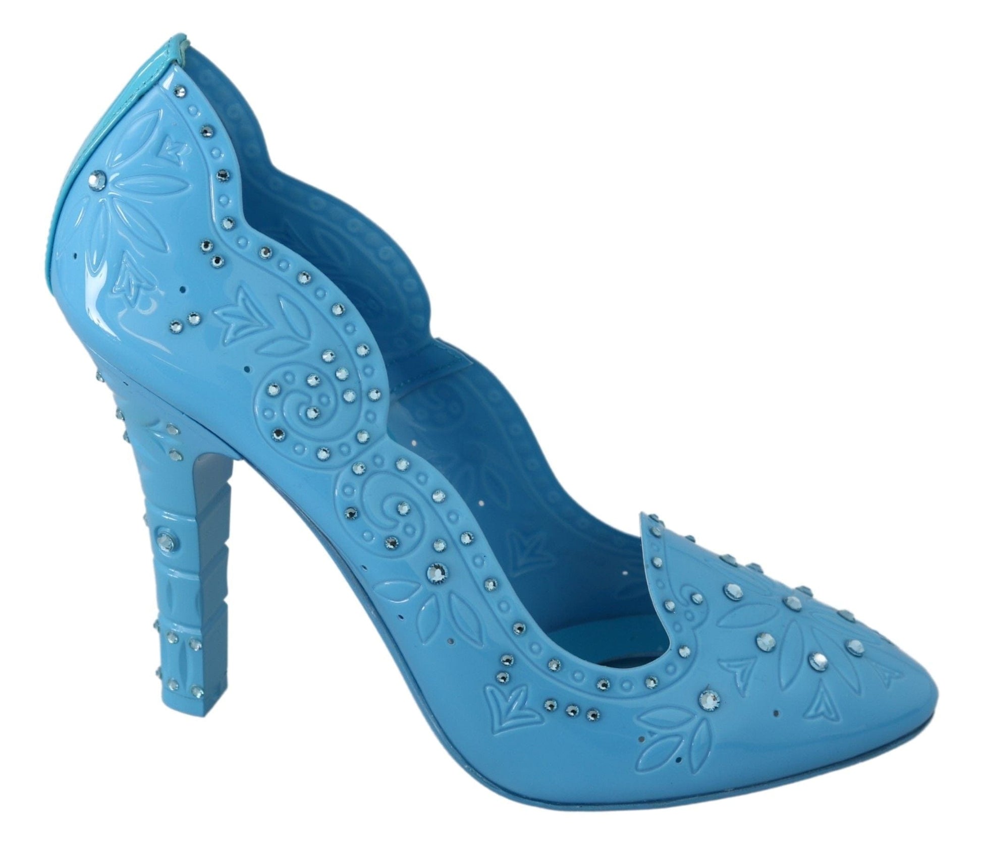 Dolce & Gabbana EU39/US8.5 Dolce & Gabbana Crystal Embellished Blue Cinderella Pumps