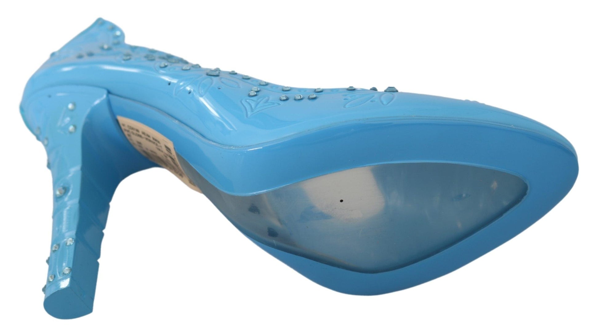 Dolce & Gabbana EU39/US8.5 Dolce & Gabbana Crystal Embellished Blue Cinderella Pumps