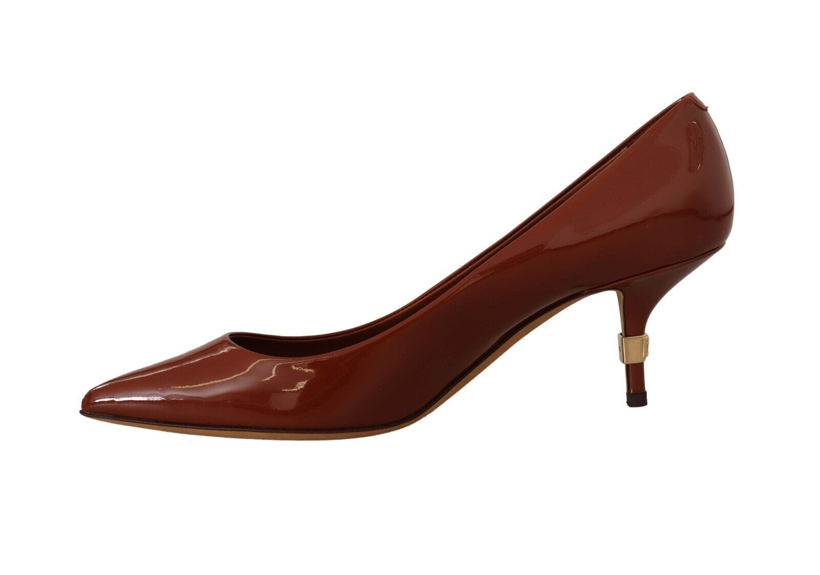 Dolce & Gabbana EU39/US8.5 Dolce & Gabbana Elegant Patent Leather Heels Pumps