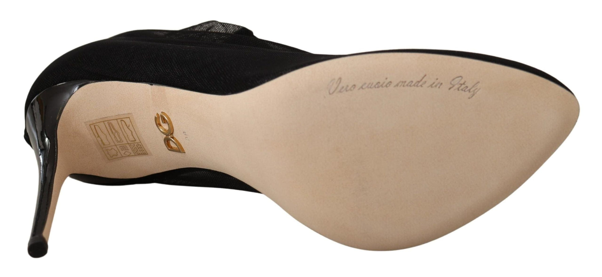 Dolce & Gabbana EU39/US8.5 Dolce & Gabbana Elegant Stretch Sock Boot Pumps