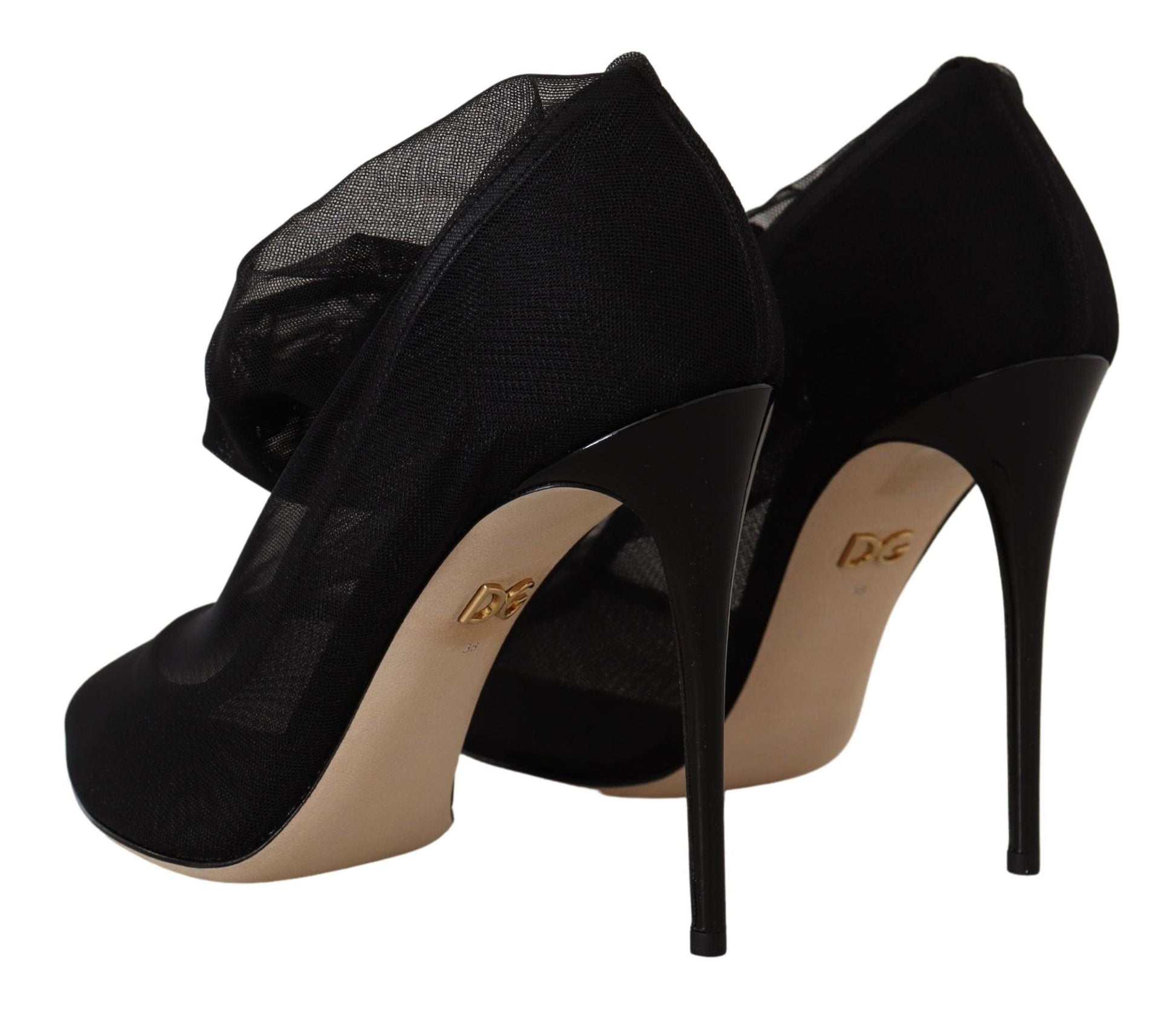 Dolce & Gabbana EU39/US8.5 Dolce & Gabbana Elegant Stretch Sock Boot Pumps