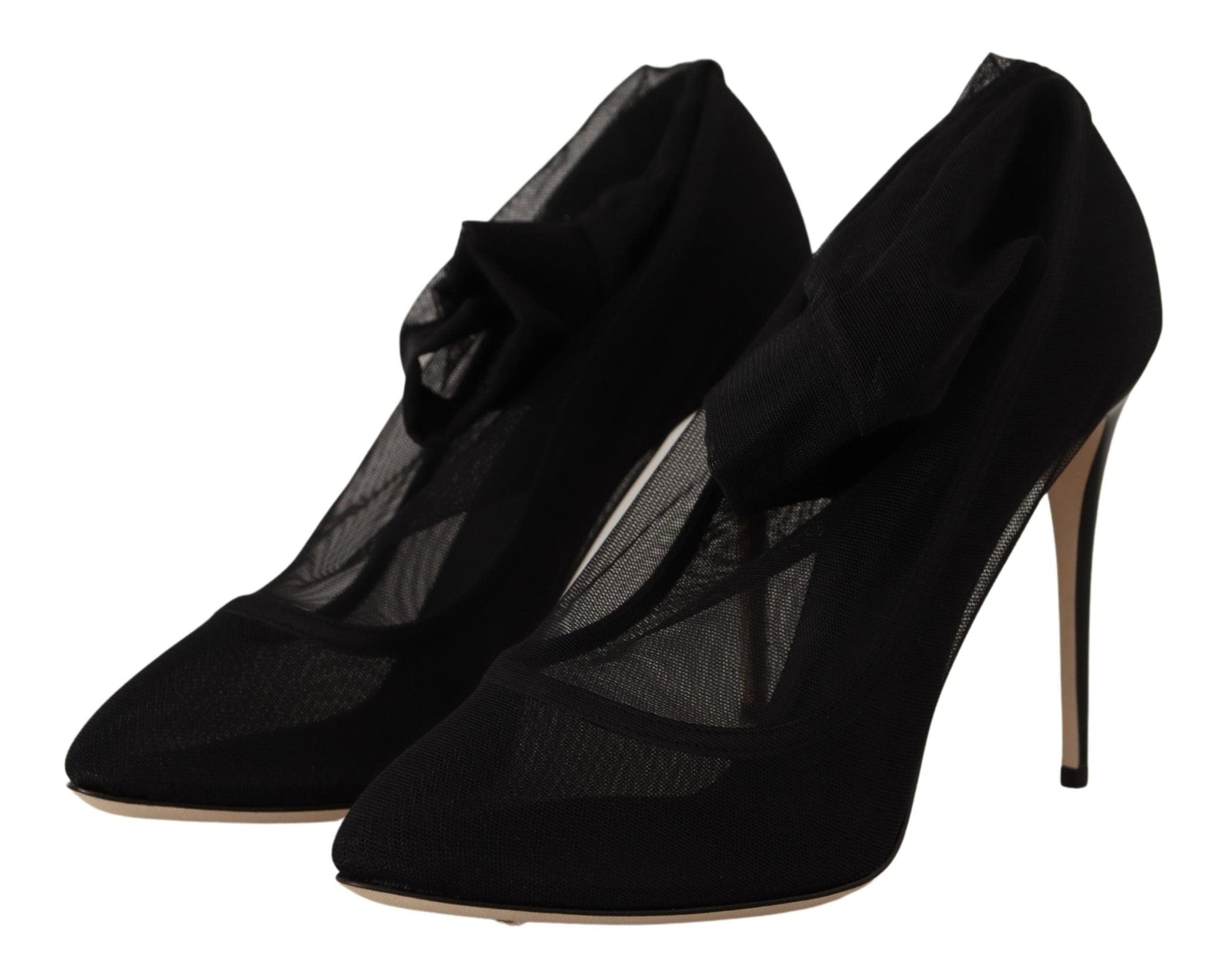 Dolce & Gabbana EU39/US8.5 Dolce & Gabbana Elegant Stretch Sock Boot Pumps