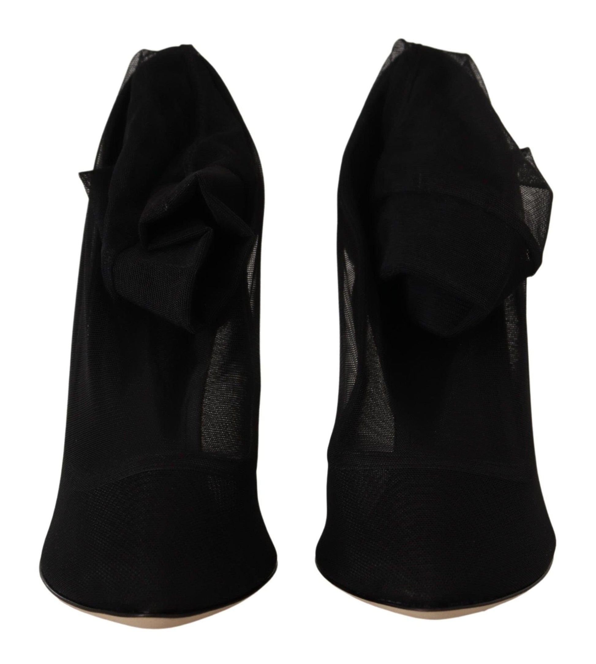 Dolce & Gabbana EU39/US8.5 Dolce & Gabbana Elegant Stretch Sock Boot Pumps