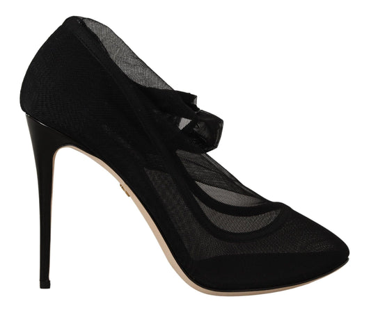 Dolce & Gabbana EU39/US8.5 Dolce & Gabbana Elegant Stretch Sock Boot Pumps