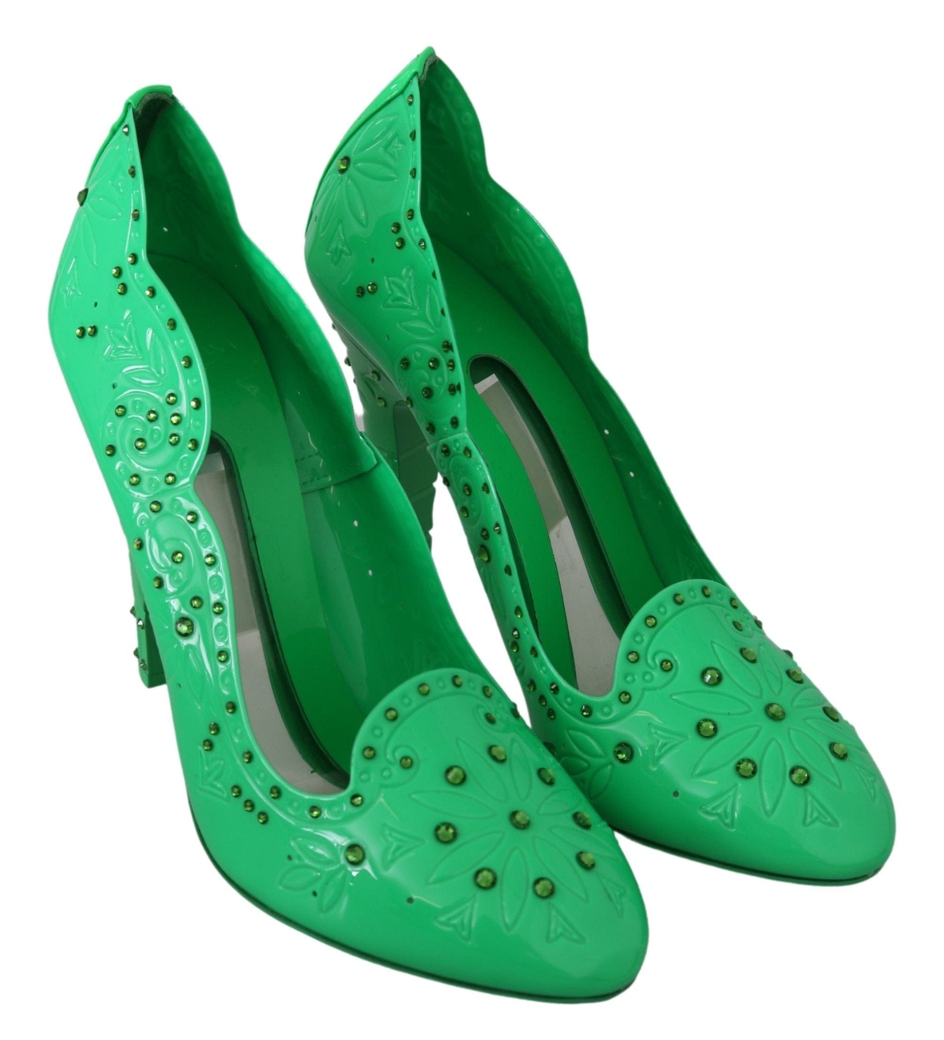 Dolce & Gabbana EU40/US9.5 Dolce & Gabbana Enchanting Crystal Cinderella Pumps