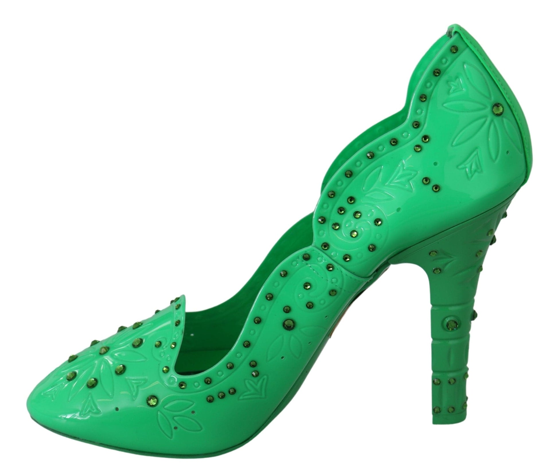 Dolce & Gabbana EU40/US9.5 Dolce & Gabbana Enchanting Crystal Cinderella Pumps