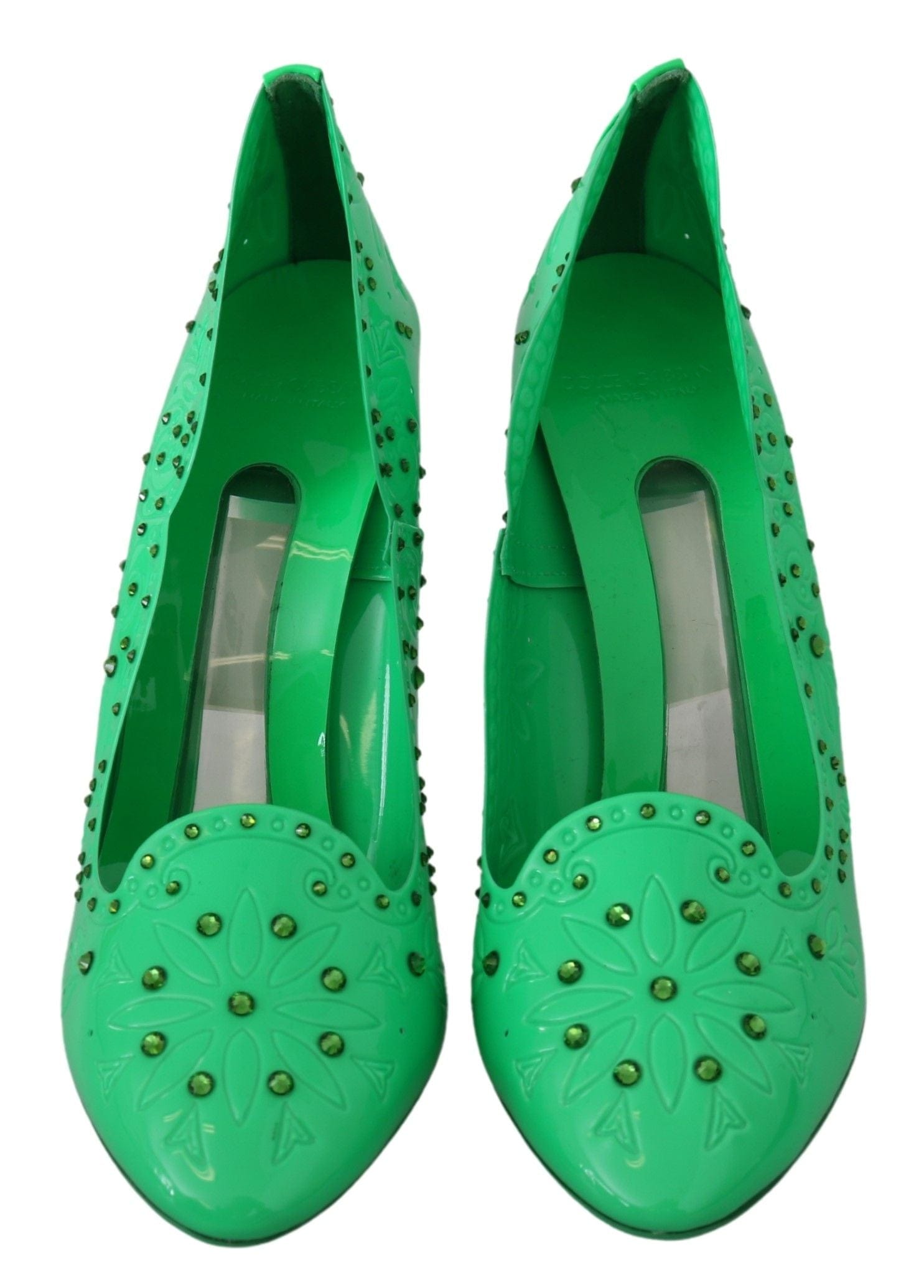 Dolce & Gabbana EU40/US9.5 Dolce & Gabbana Enchanting Crystal Cinderella Pumps