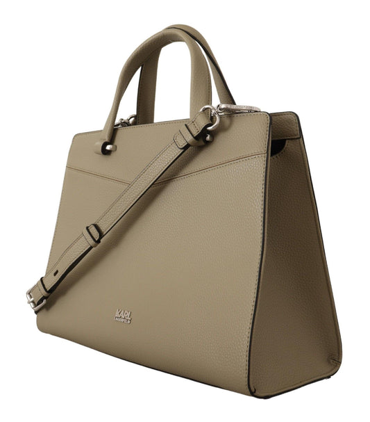 Karl Lagerfeld Karl Lagerfeld Enchanting Sage Green Leather Tote