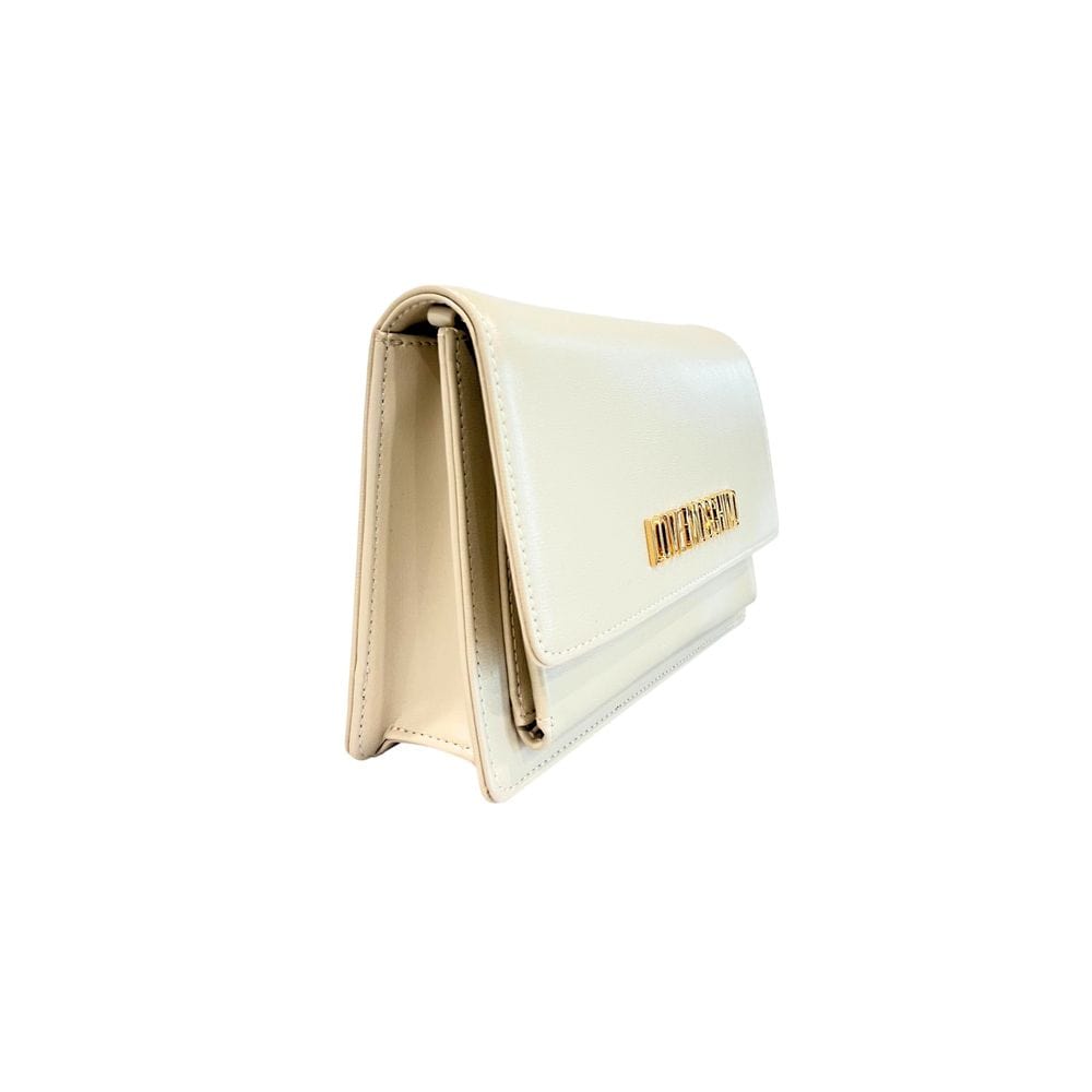 Love Moschino Love Moschino Beige Polyethylene Women Crossbody Bag