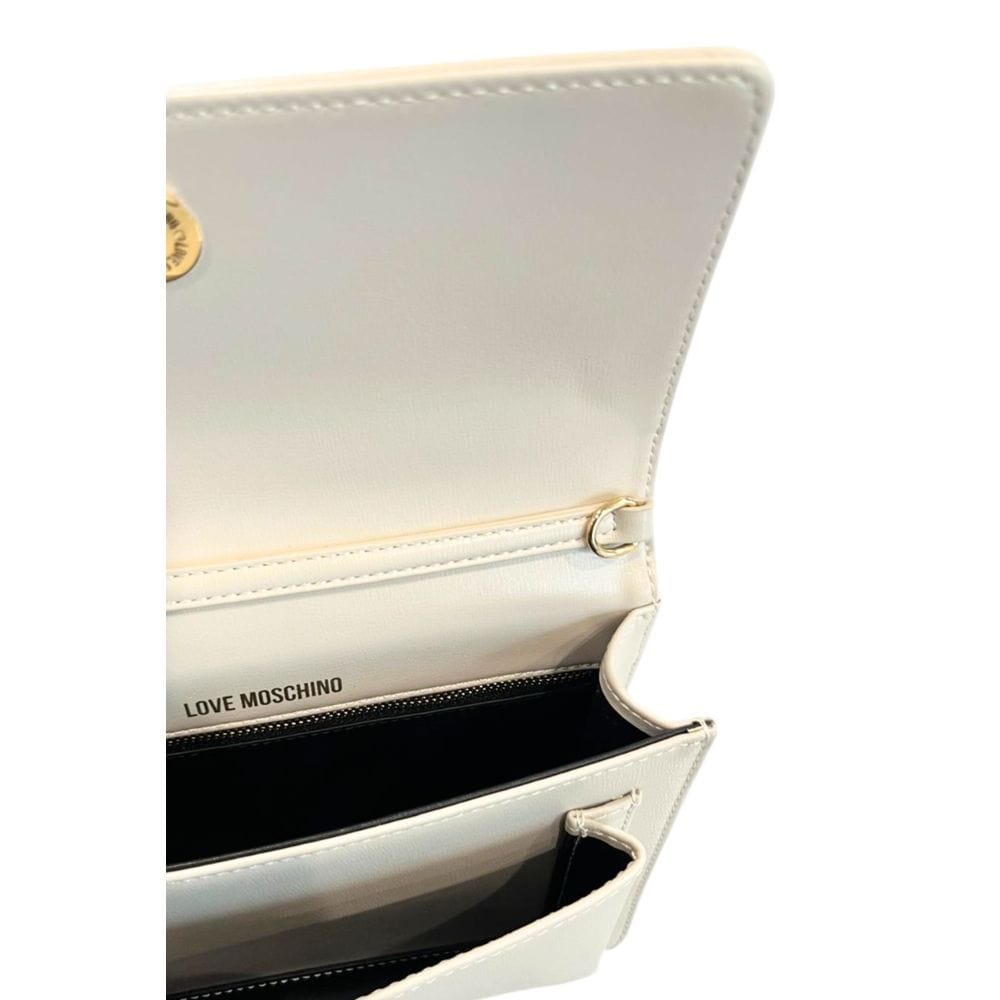 Love Moschino Love Moschino Beige Polyethylene Women Crossbody Bag