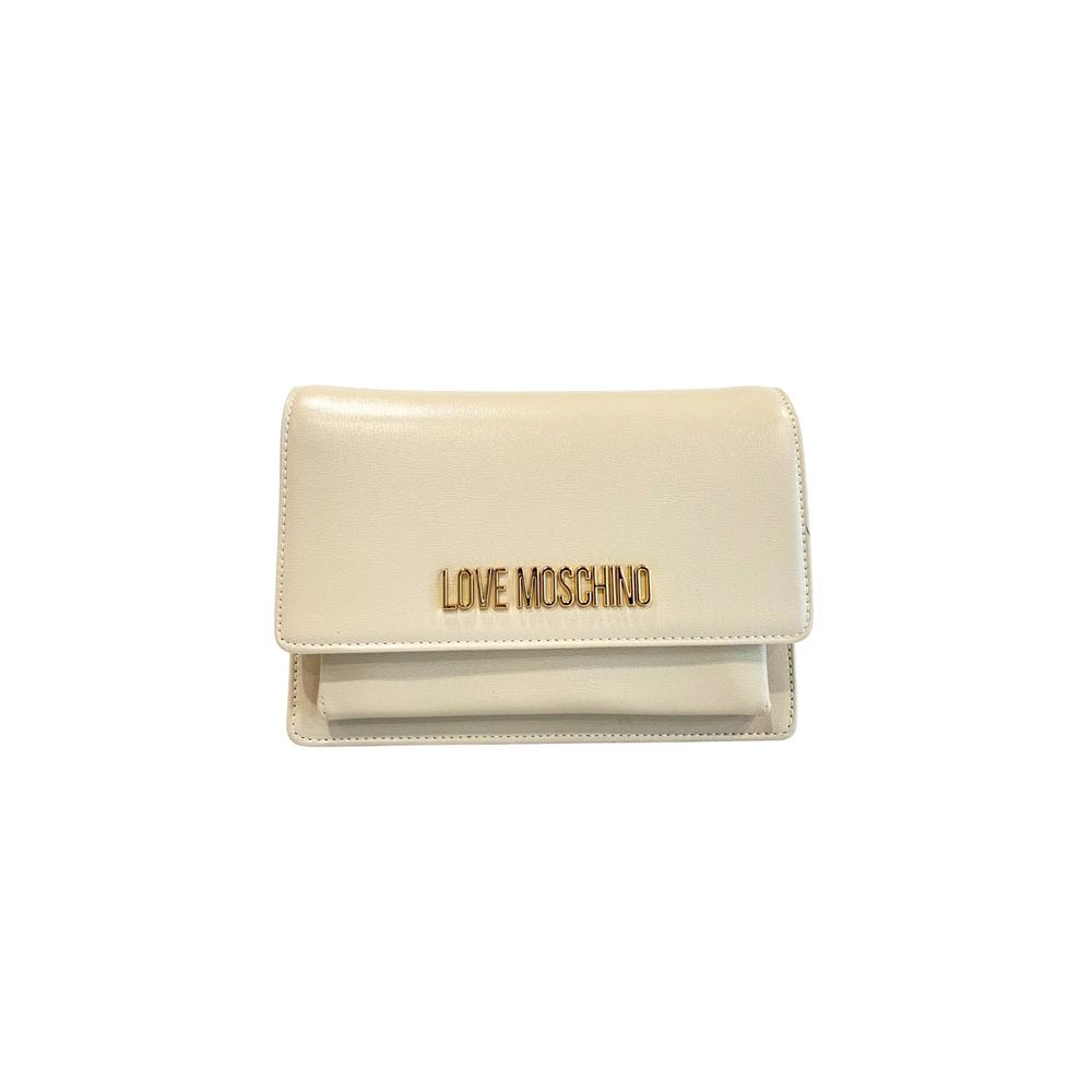 Love Moschino Love Moschino Beige Polyethylene Women Crossbody Bag