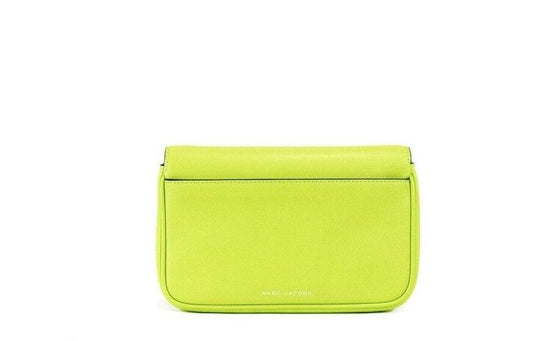 Marc Jacobs Marc Jacobs The J Marc Green Glow Smooth Leather Shoulder Crossbody Handbag