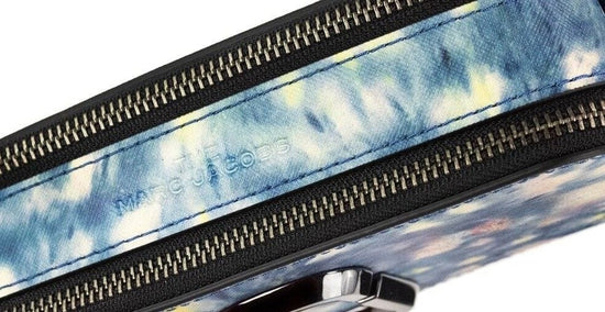 Marc Jacobs Marc Jacobs The Snapshot bag Watercolor Blue Printed Leather Shoulder Bag Purse