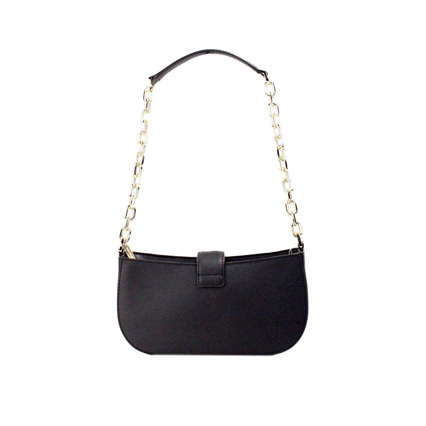 Michael Kors Michael Kors Carmen Small Black Haircalf Pouchette Shoulder Crossbody Bag