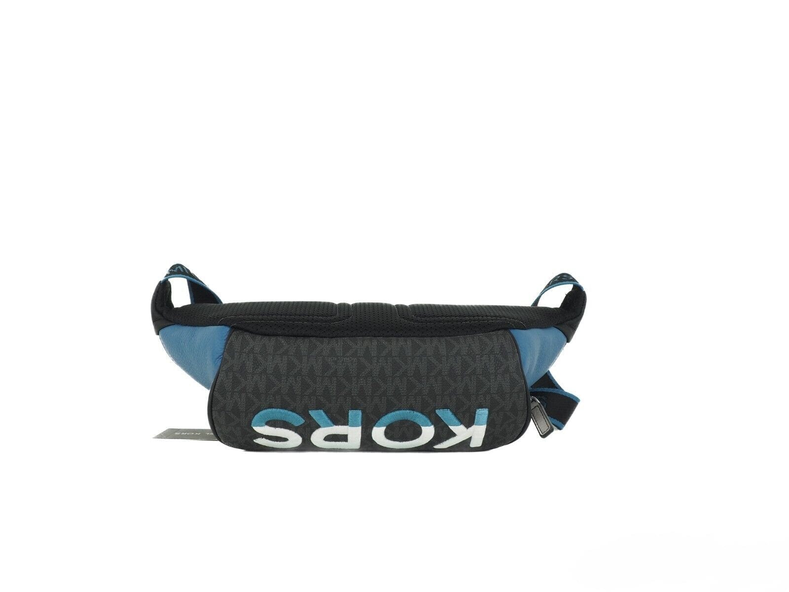 Michael Kors Michael Kors Cooper Large Blue Multi Leather Embroidered Logo Utility Belt Bag