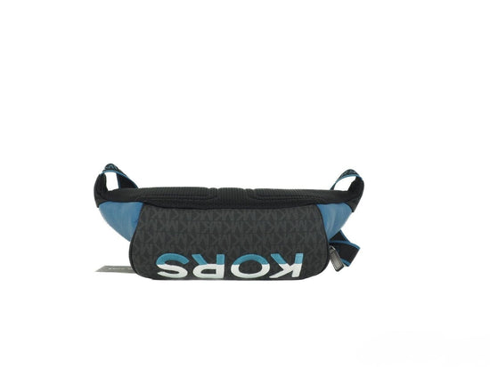 Michael Kors Michael Kors Cooper Large Blue Multi Leather Embroidered Logo Utility Belt Bag