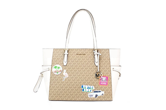 Michael Kors Michael Kors Gilly Large Travel Miami Print Signature PVC Tote Handbag Purse