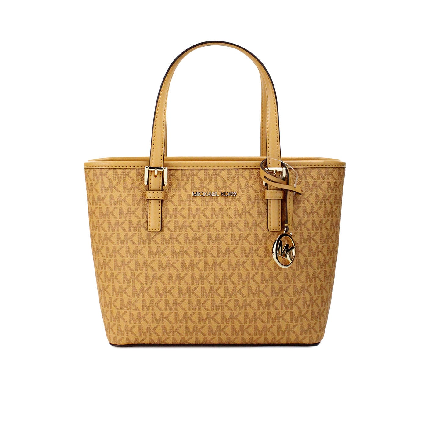 Michael Kors Michael Kors Jet Set Cider PVC Leather XS Carryall Top Zip Tote Bag Purse