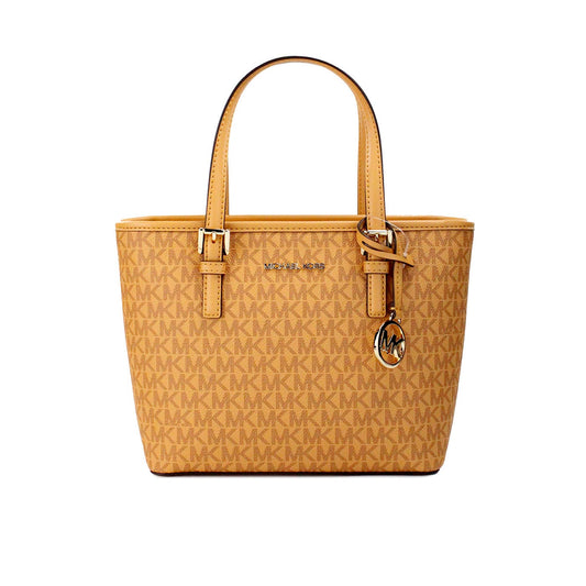 Michael Kors Michael Kors Jet Set Cider PVC Leather XS Carryall Top Zip Tote Bag Purse