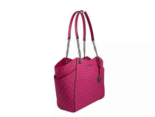 Michael Kors Michael Kors Jet Set Large Chain Shoulder Tote Bag Dragon Fruit