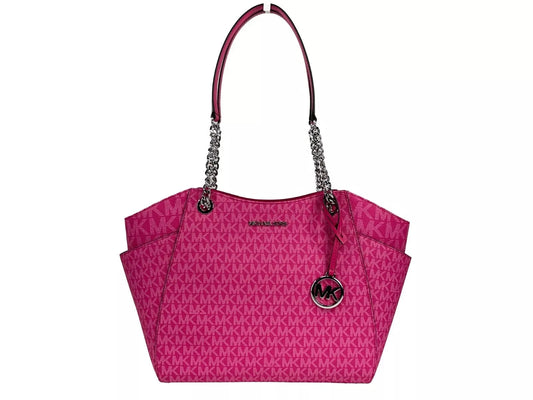 Michael Kors Michael Kors Jet Set Large Chain Shoulder Tote Bag Dragon Fruit