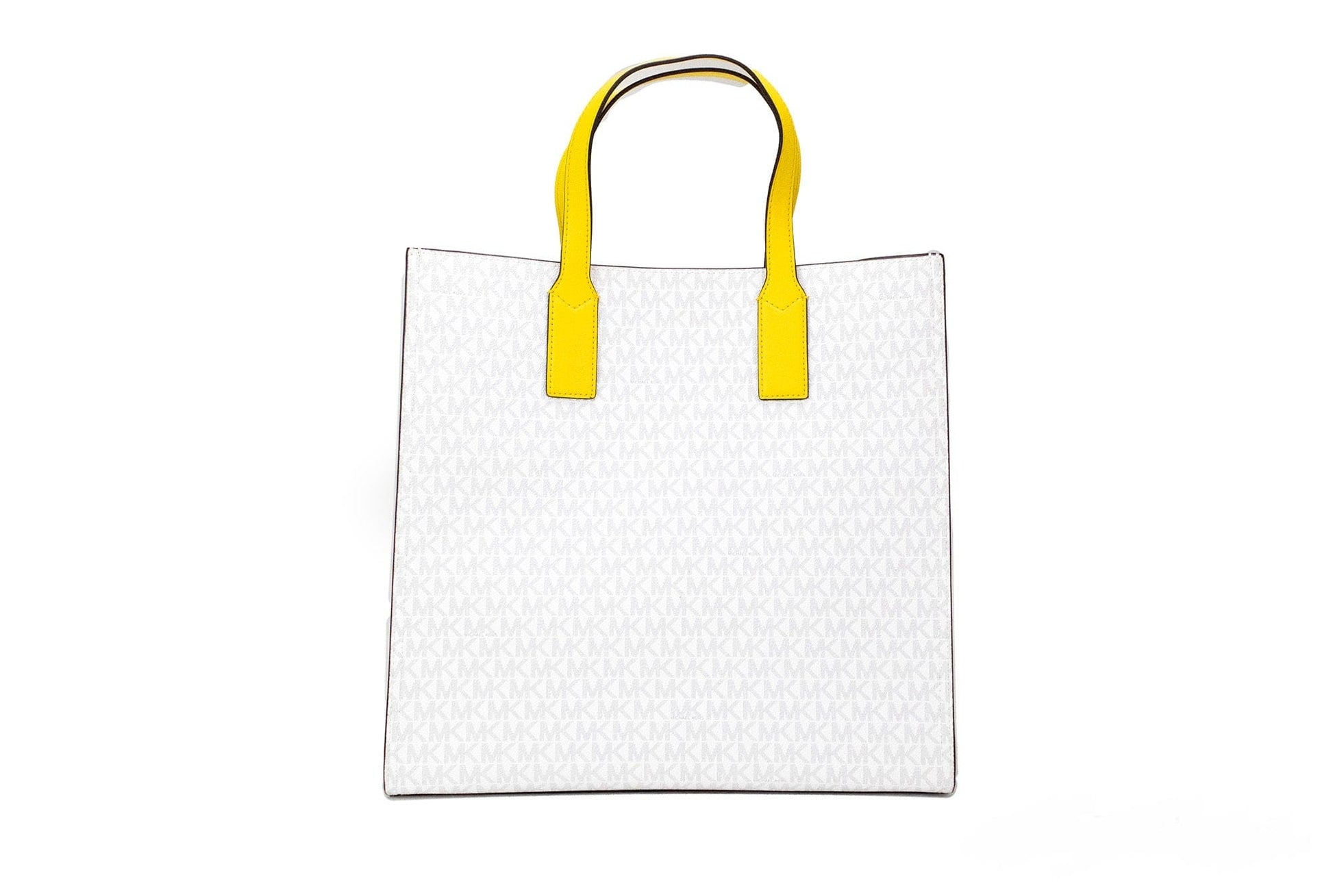 Michael Kors Michael Kors Kenly Large Signature Citrus PVC North South Tote Computer Handbag