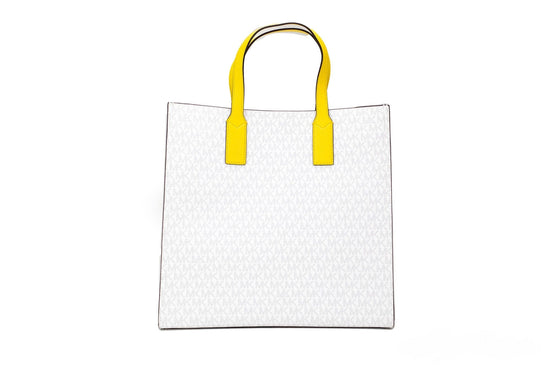 Michael Kors Michael Kors Kenly Large Signature Citrus PVC North South Tote Computer Handbag