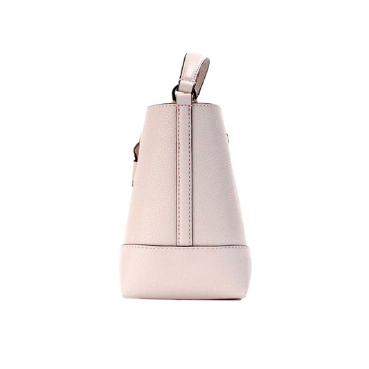 Michael Kors Michael Kors Mercer Small Powder Blush Pebble Leather Bucket Crossbody Bag Purse